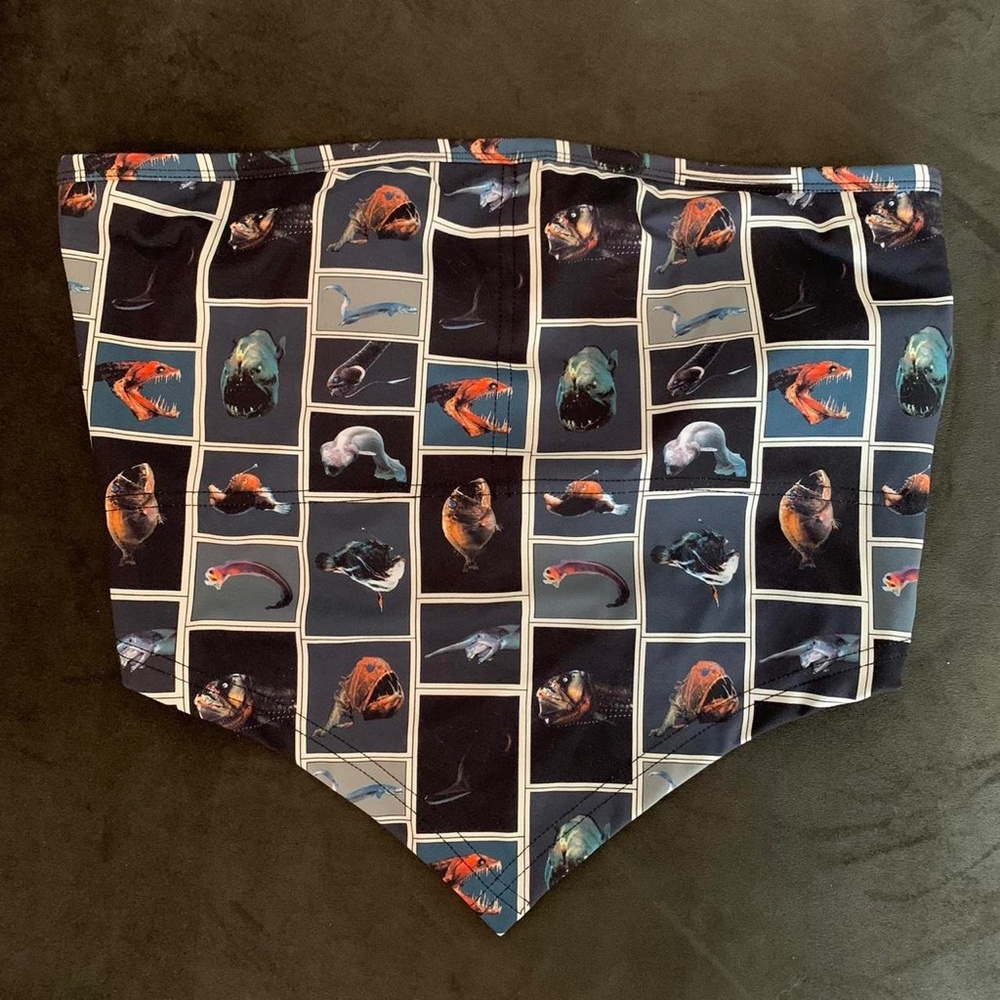 fashion brand company - cute fish yoga top - L